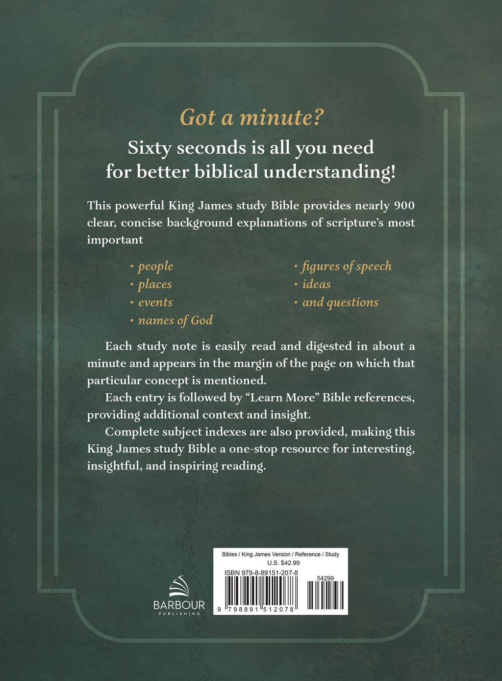 The King James Study Bible [Men's Cover]