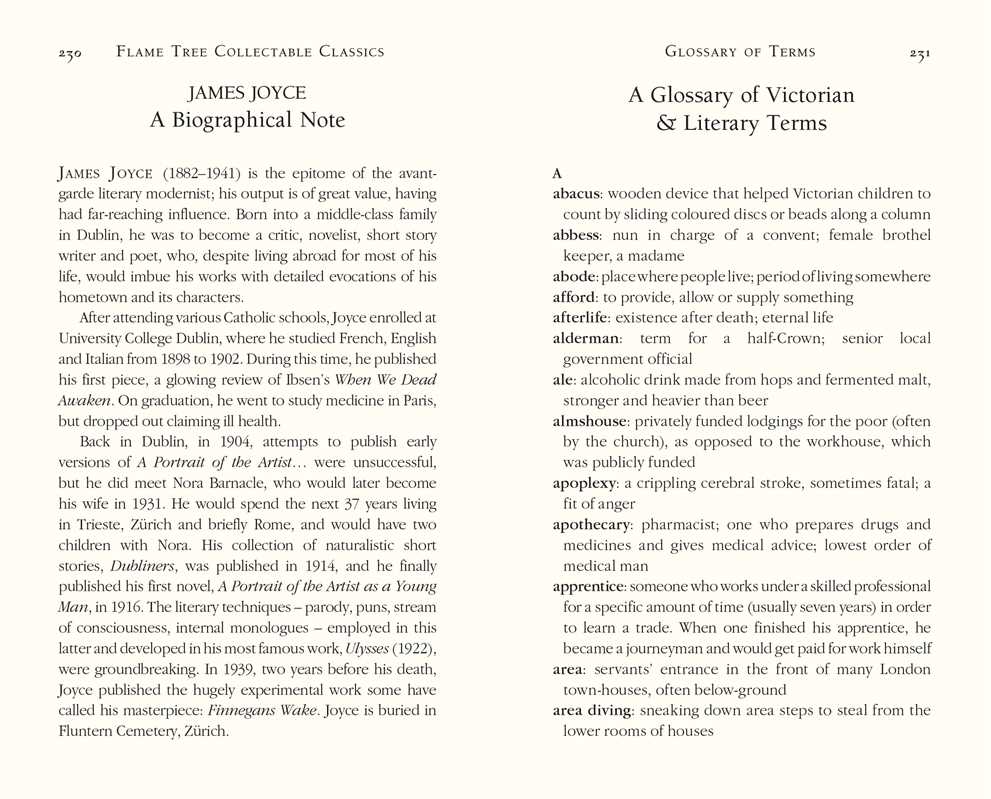 Dubliners by James Joyce: Hardcover; 256 pages / English
