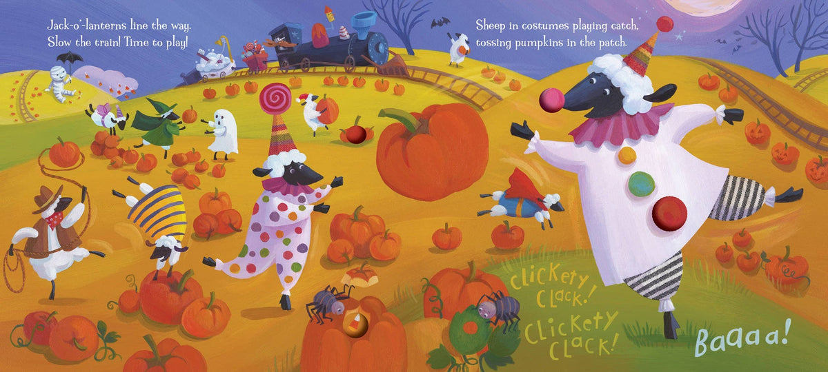 Goodnight Train Halloween Board Book : June Sobel