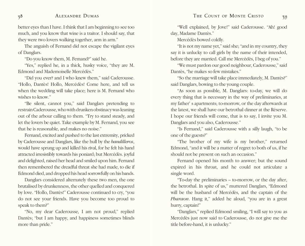 Count of Monte Cristo by Alexandre Dumas: Hardcover; 576 pages / English