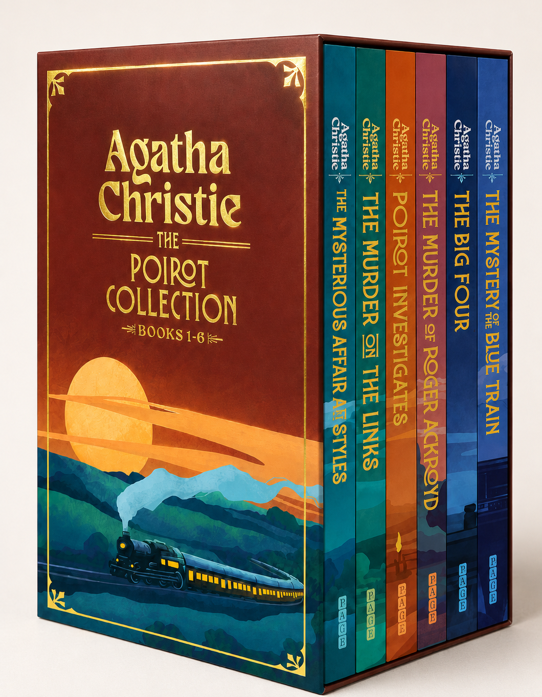 Agatha Christie Poirot Collection (Books 1 to 6 in Slipcase)