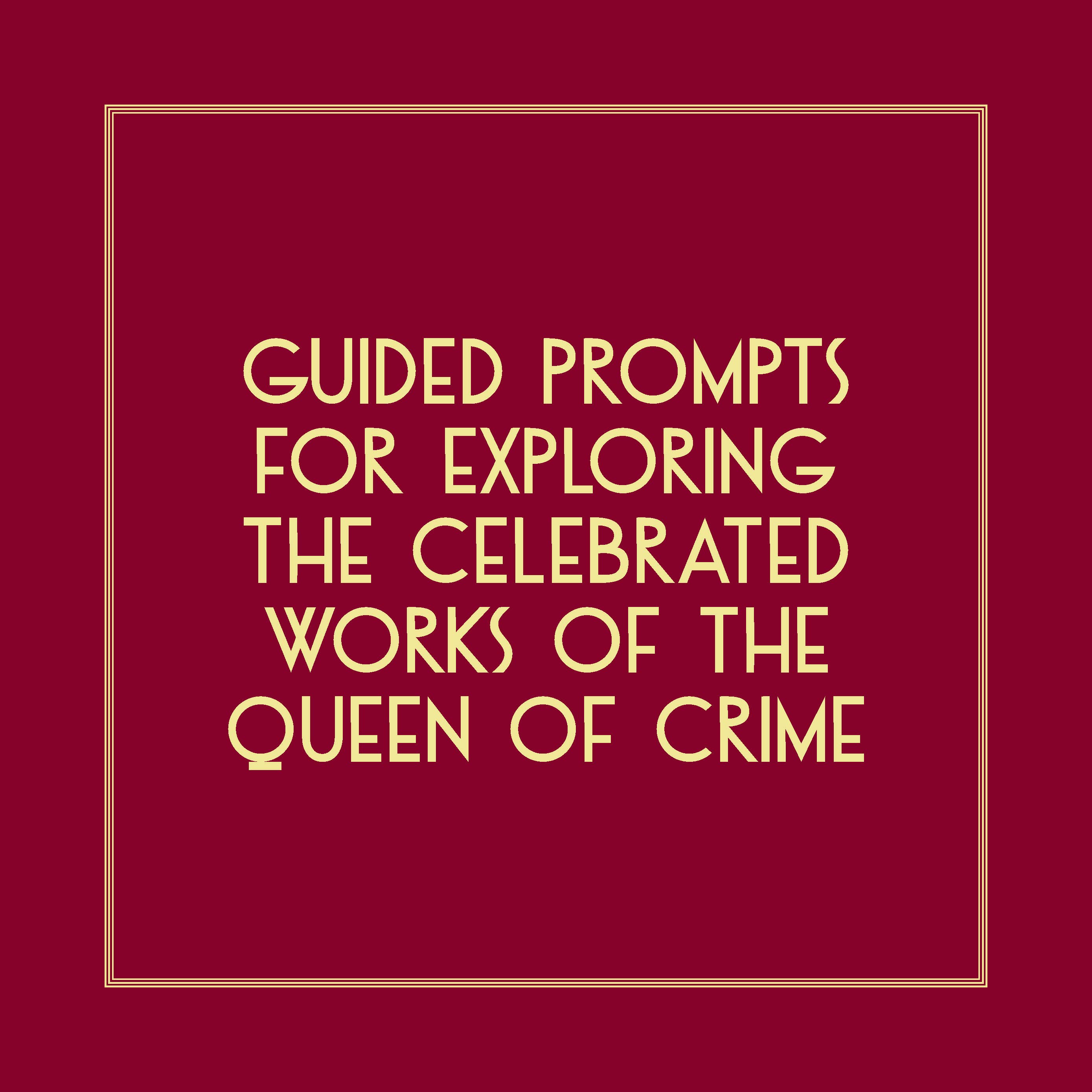Agatha Christie Reader's Journal