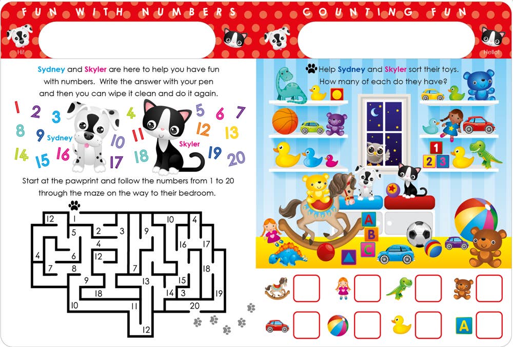 Write & Wipe Fun With Numbers