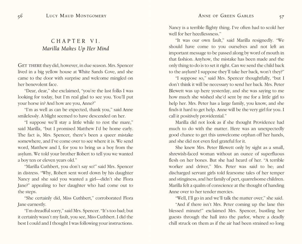 Anne of Green Gables by Lucy Maud Montgomery: Hardcover; 384 pages / English