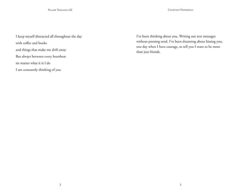 Pillow Thoughts III by Courtney  Peppernell: Paperback; 224 pages / English