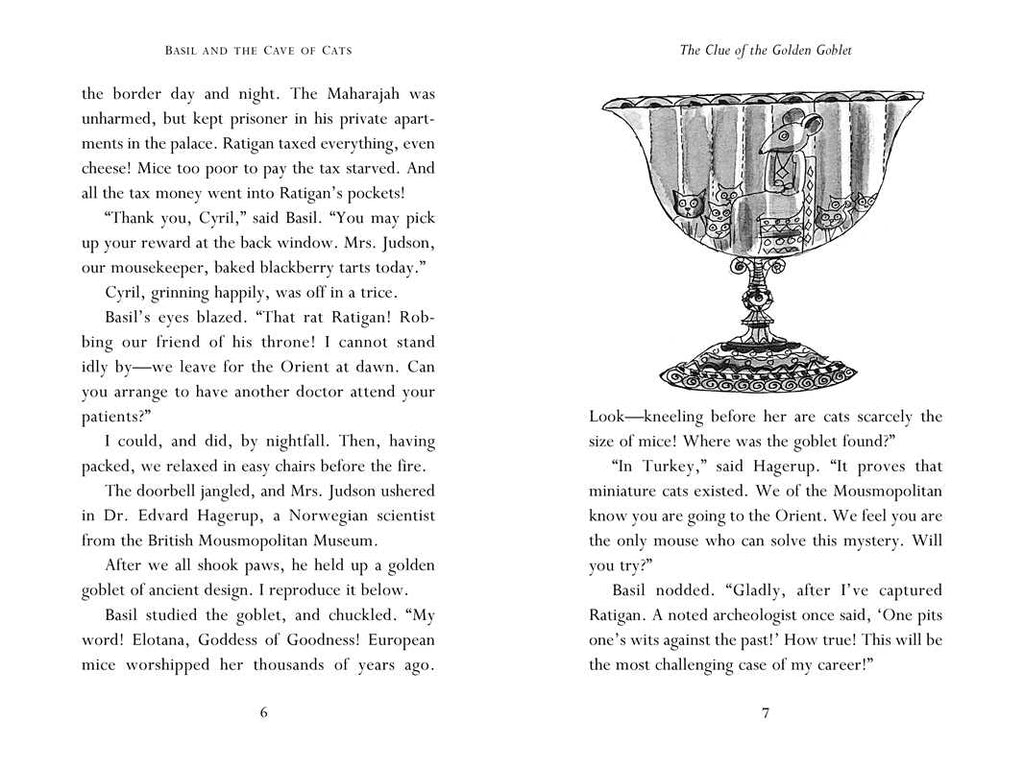 Basil and the Cave of Cats by Eve Titus: Paperback; 112 pages / English