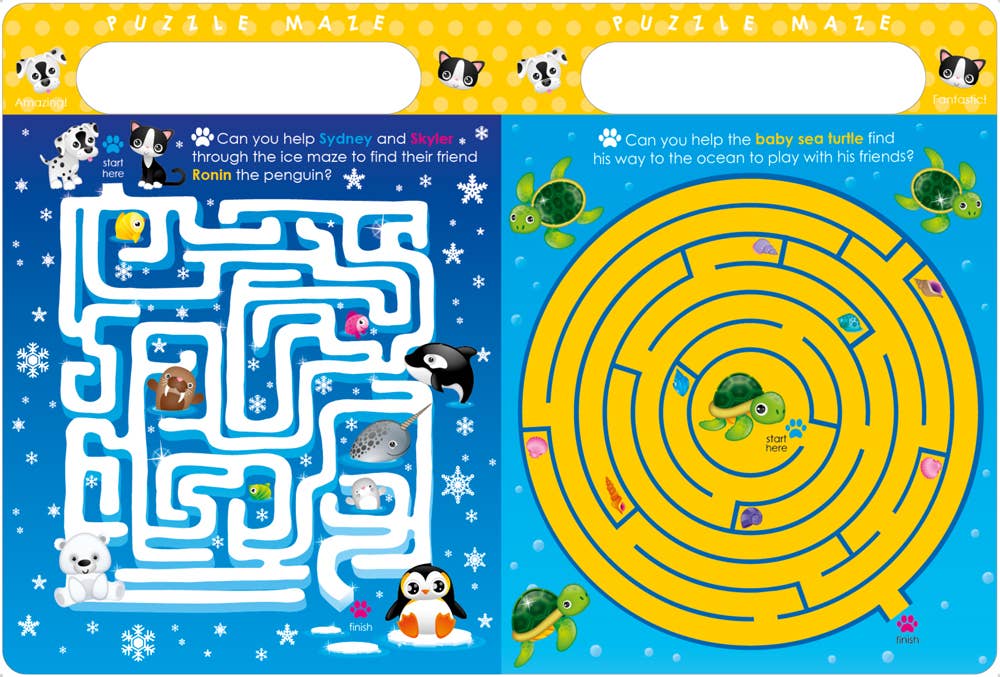 Write and Wipe Mazes and Dot To Dot