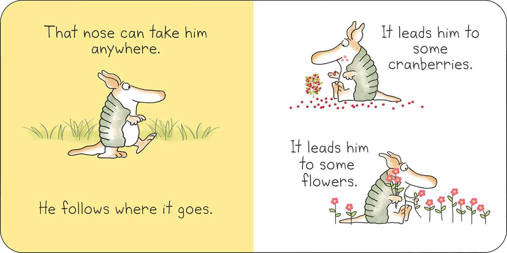 But Not the Armadillo by Sandra Boynton: Board Books; 16 pages / English