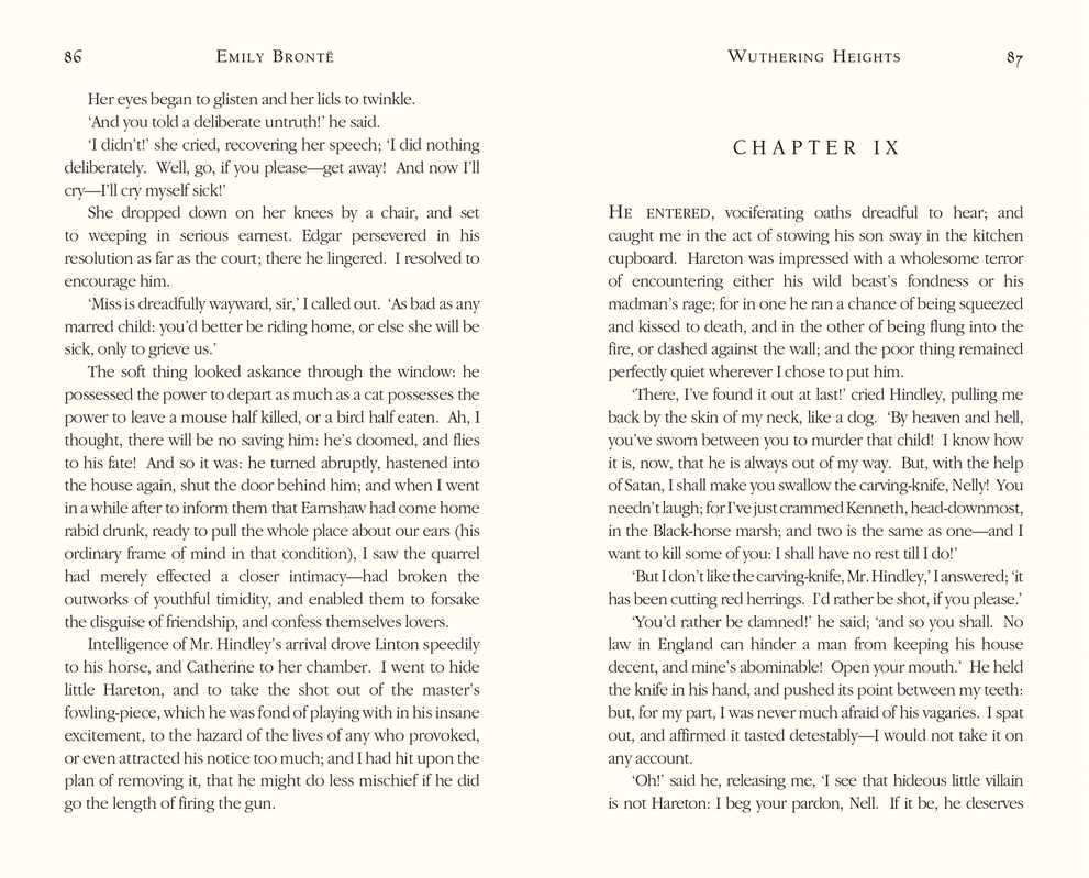 Wuthering Heights by Emily Brontë: Hardcover; 416 pages / English