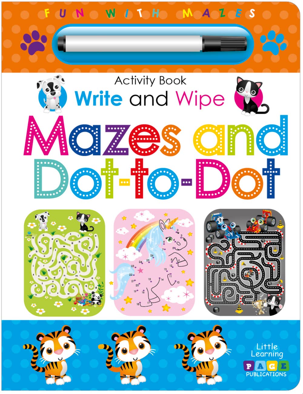 Write and Wipe Mazes and Dot To Dot