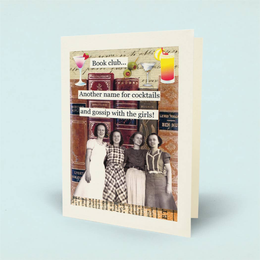 Cocktails And Gossip Card