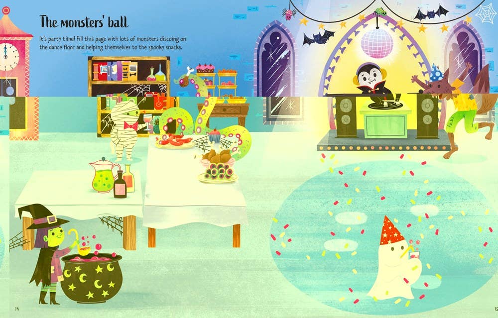 First Sticker Book Halloween : Usborne
