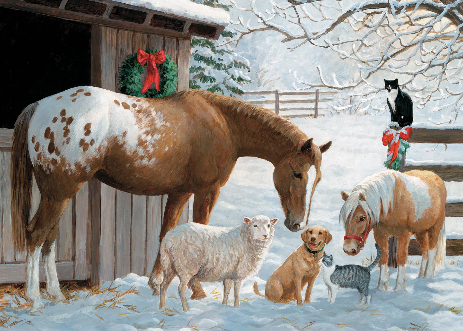 Barnyard Greetings (tray) 35pc puzzle
