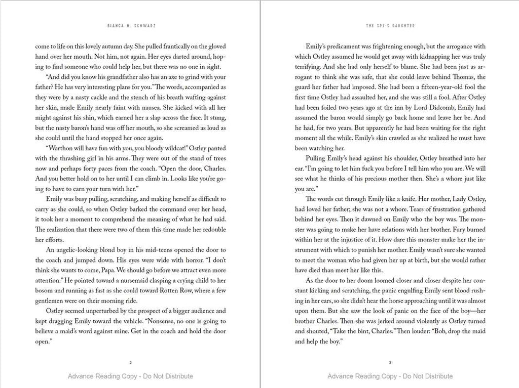 Spy's Daughter by Bianca  M. Schwarz: Paperback; 320 pages / English