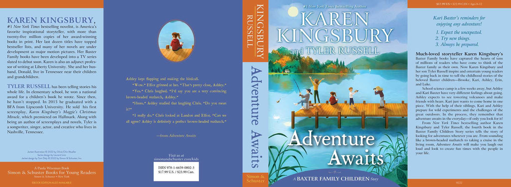 Adventure Awaits by Karen Kingsbury: Hardcover; 288 pages / English