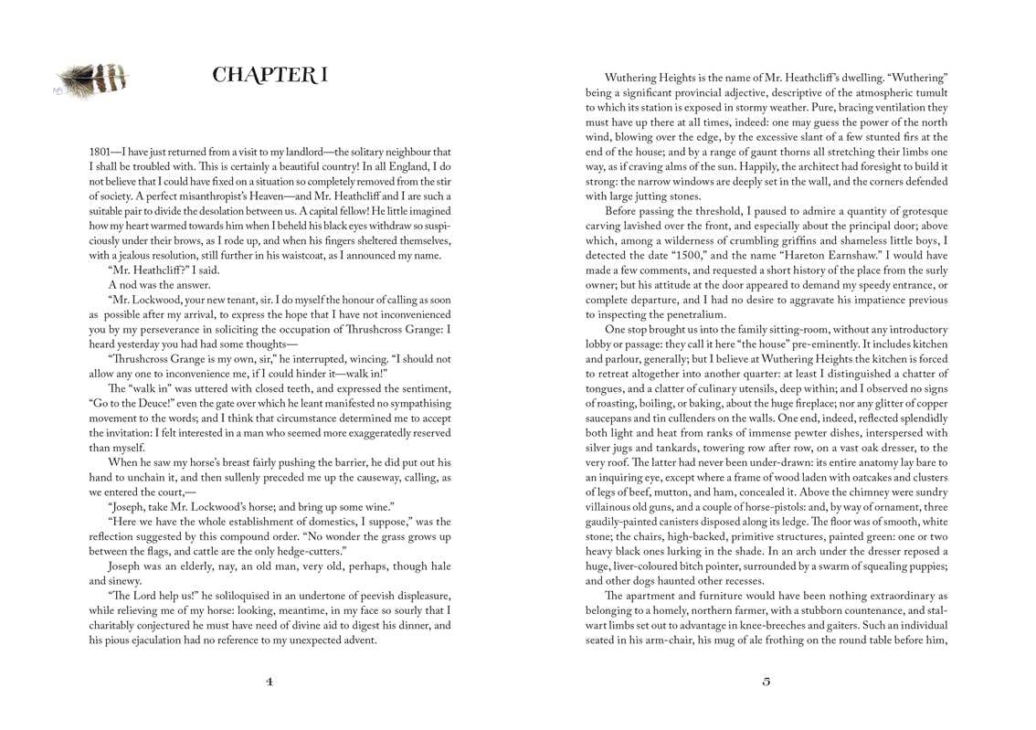 Wuthering Heights by Emily  BrontÃ«: Hardcover; 256 pages / English