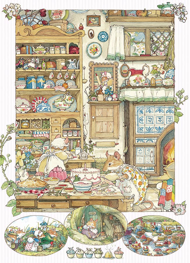 Brambly Hedge Picnic Preparations 500pc puzzle