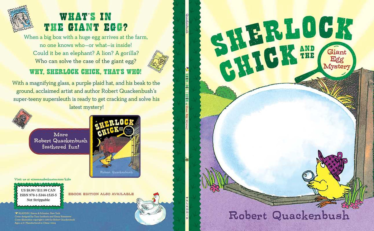 Sherlock Chick and the Giant Egg Mystery by Robert Quackenbush: Paperback; 48 pages / English