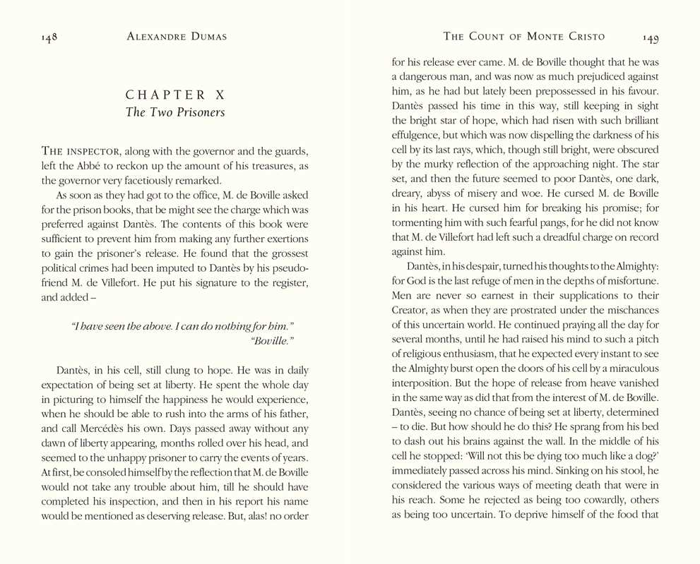 Count of Monte Cristo by Alexandre Dumas: Hardcover; 576 pages / English