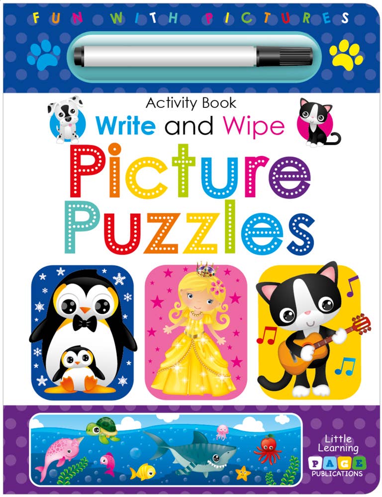 Write & Wipe Picture Puzzles