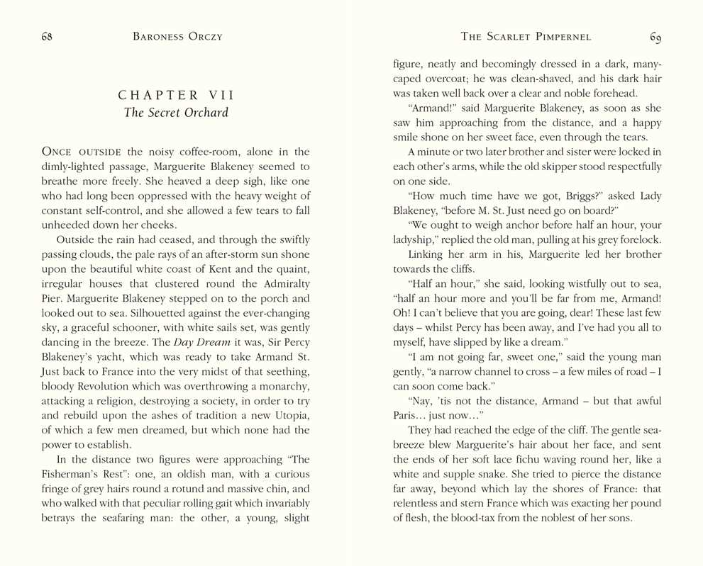 Scarlet Pimpernel by Baroness Orczy: Hardcover; 352 pages / English