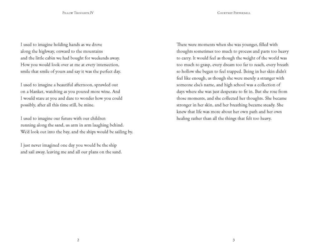 Pillow Thoughts IV by Courtney  Peppernell: Paperback; 288 pages / English