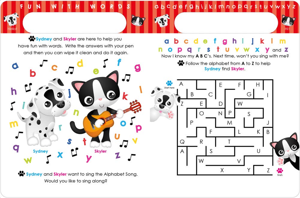 Write & Wipe Fun With Words