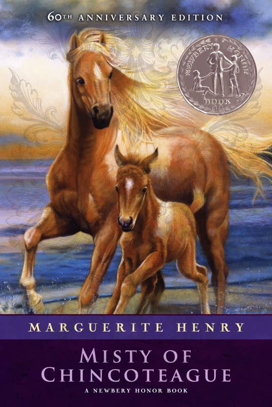 Misty of Chincoteague by Marguerite Henry: Paperback; 176 pages / English