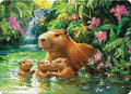 Capybaras (Tray) 35pc puzzle - Ages 3+