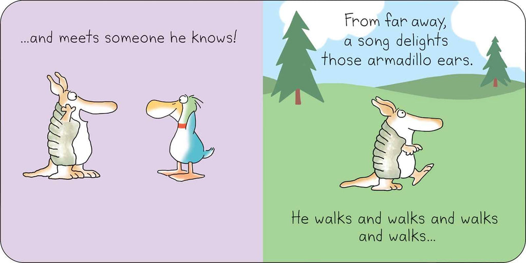 But Not the Armadillo by Sandra Boynton: Board Books; 16 pages / English
