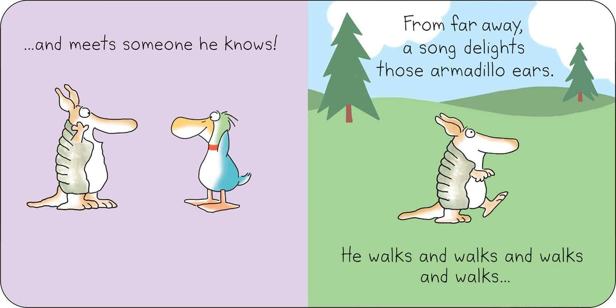 But Not the Armadillo by Sandra Boynton: Board Books; 16 pages / English