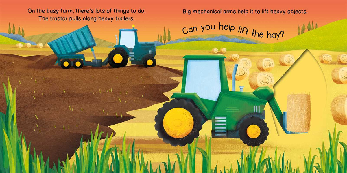 Play-Along Tractors by IglooBooks: Board Books; 10 pages / English