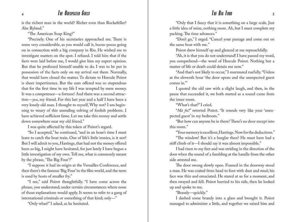 Big Four by Agatha Christie: Paper Over Board; 216 pages / English