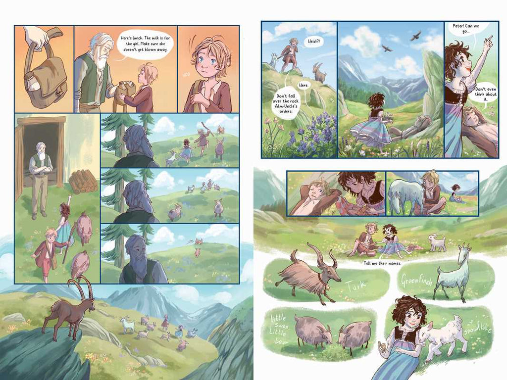 Graphic Novel Classics: The Secret Garden, Anne of Green Gables, and Heidi by Mariah  Marsden: Paperback; 584 pages / English