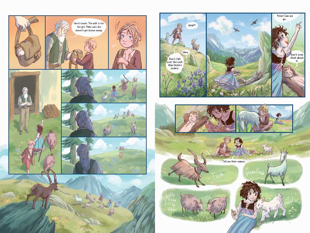Graphic Novel Classics: The Secret Garden, Anne of Green Gables, and Heidi by Mariah  Marsden: Paperback; 584 pages / English