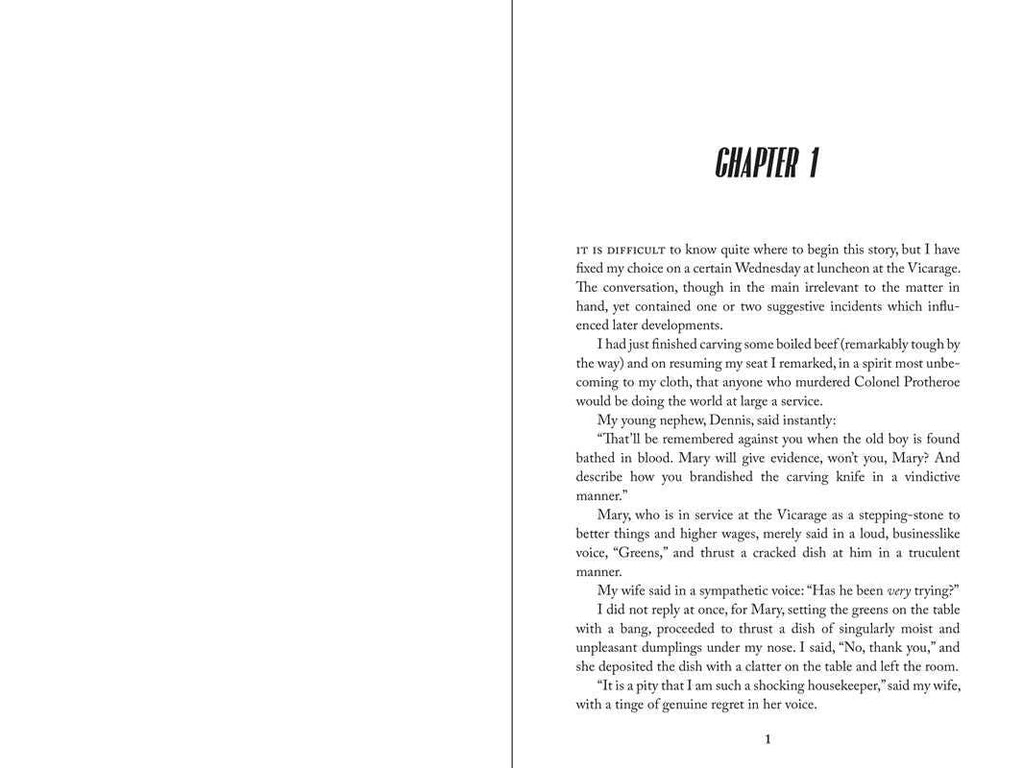 Murder at the Vicarage by Agatha Christie: Hardcover; 288 pages / English
