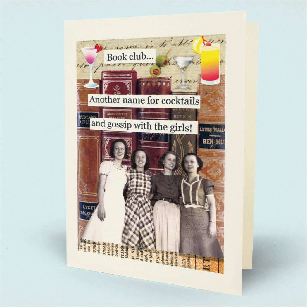 Cocktails And Gossip Card