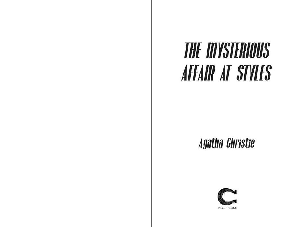 Mysterious Affair at Styles by Agatha Christie: Hardcover; 216 pages / English