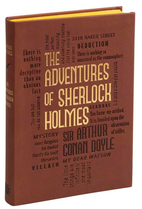 Adventures of Sherlock Holmes by Sir Arthur Conan Doyle: Flexibound; 256 pages / English