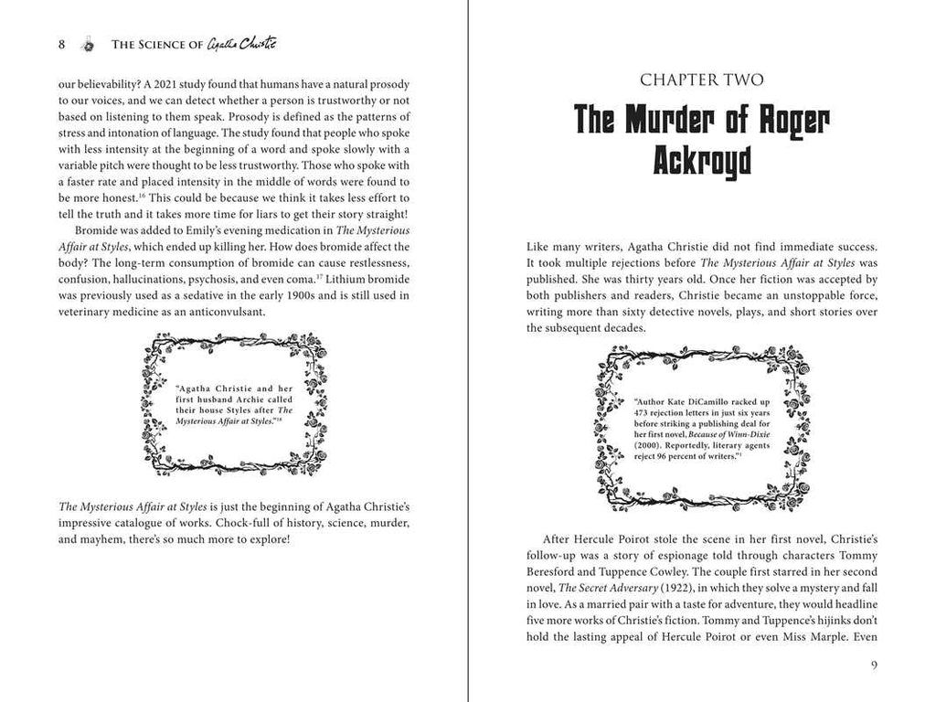 Science of Agatha Christie by Meg Hafdahl: Paperback; 216 pages / English