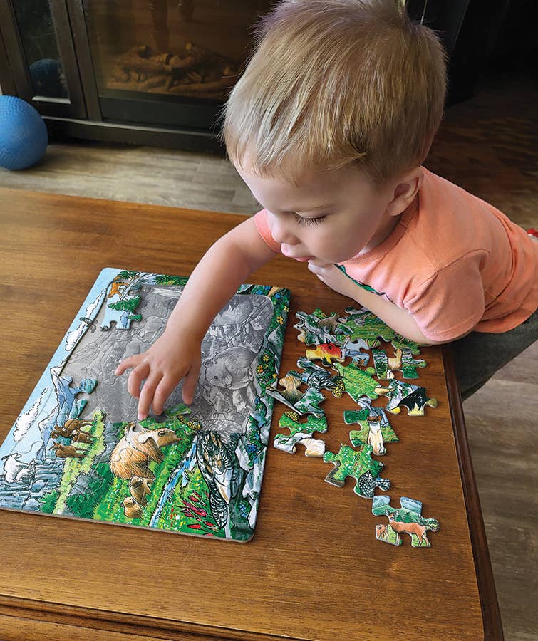 Rocky Mountain Wildlife (Tray) 35pc puzzle