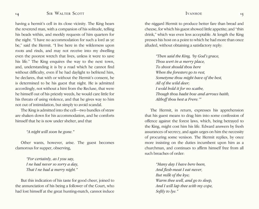 Ivanhoe by Sir Walter Scott: Hardcover; 672 pages / English