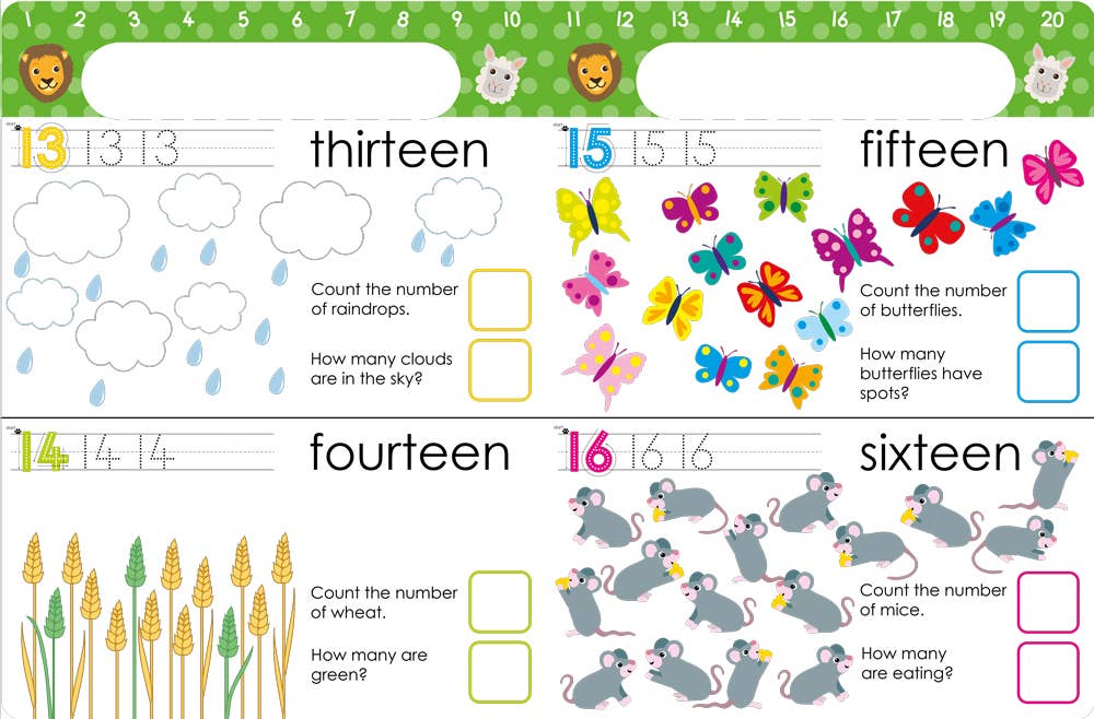 Write & Wipe Bible Numbers