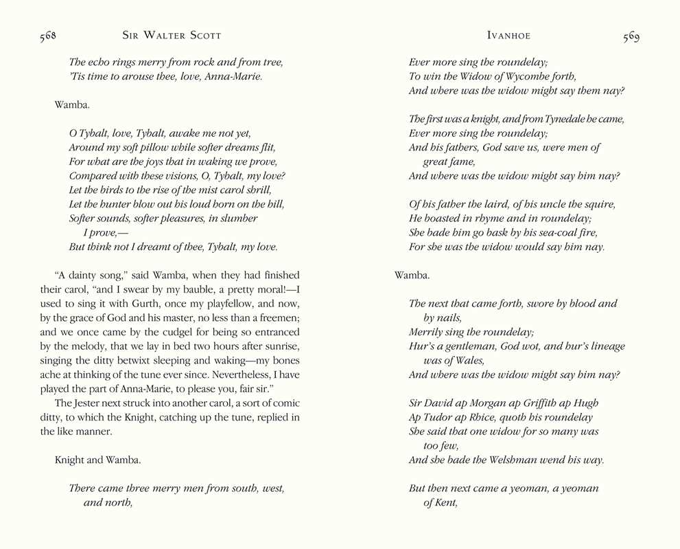 Ivanhoe by Sir Walter Scott: Hardcover; 672 pages / English