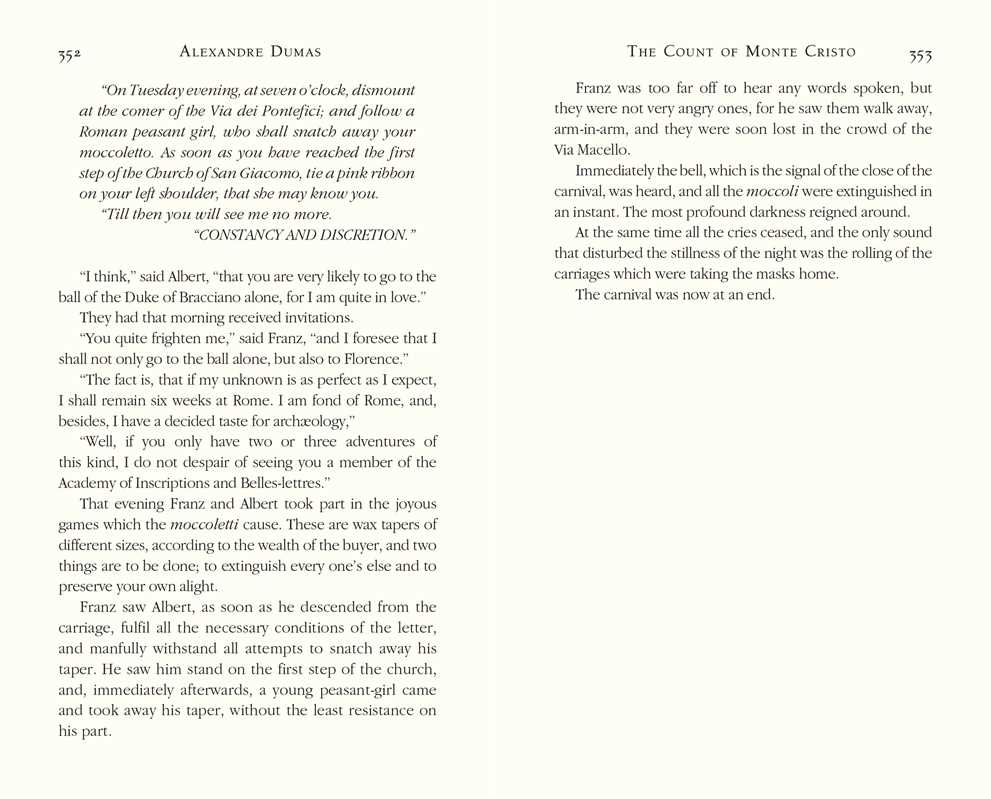 Count of Monte Cristo by Alexandre Dumas: Hardcover; 576 pages / English