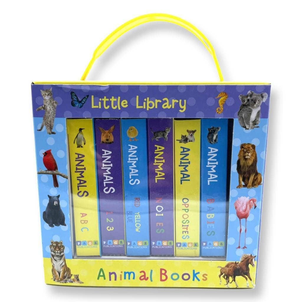 LITTLE LIBRARY ANIMAL BOOKS (6 Book Set)