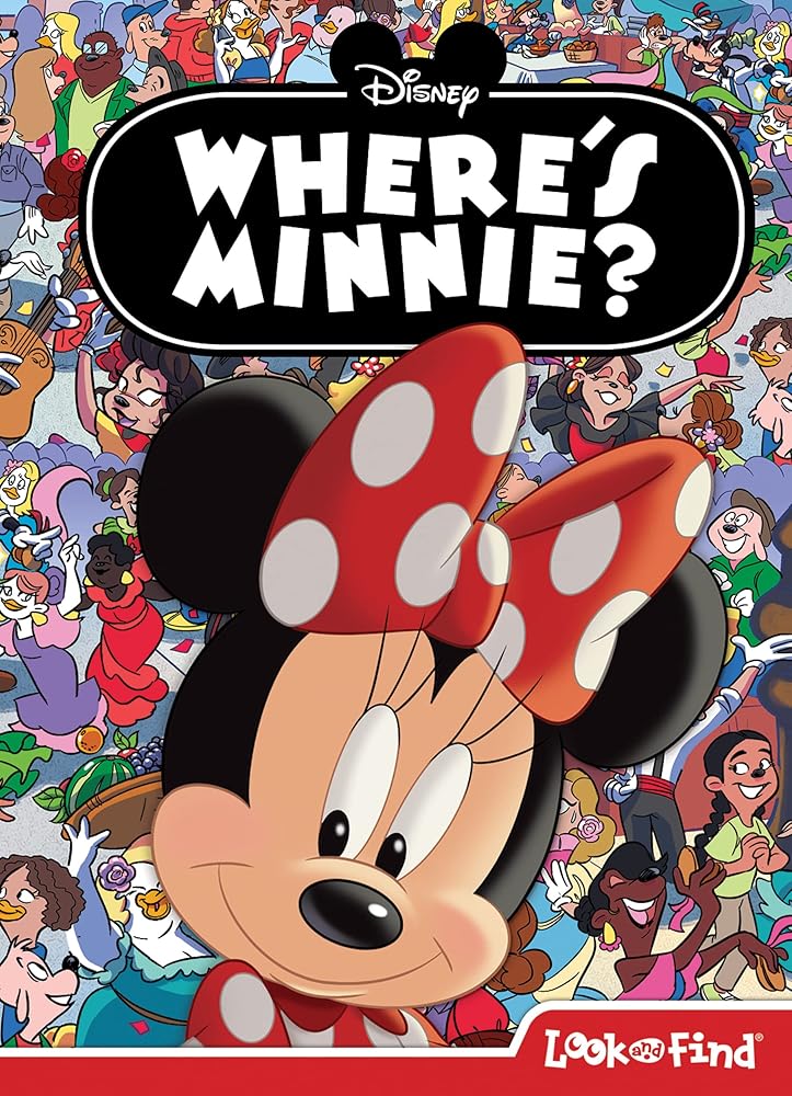 Disney - Where's Minnie Mouse? - A Look and Find Book Activity Book - PI Kids cover image