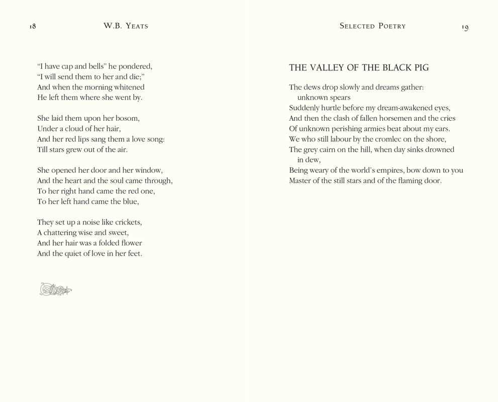 W.B. Yeats Selected Poetry by W.B. Yeats: Hardcover; 416 pages / English