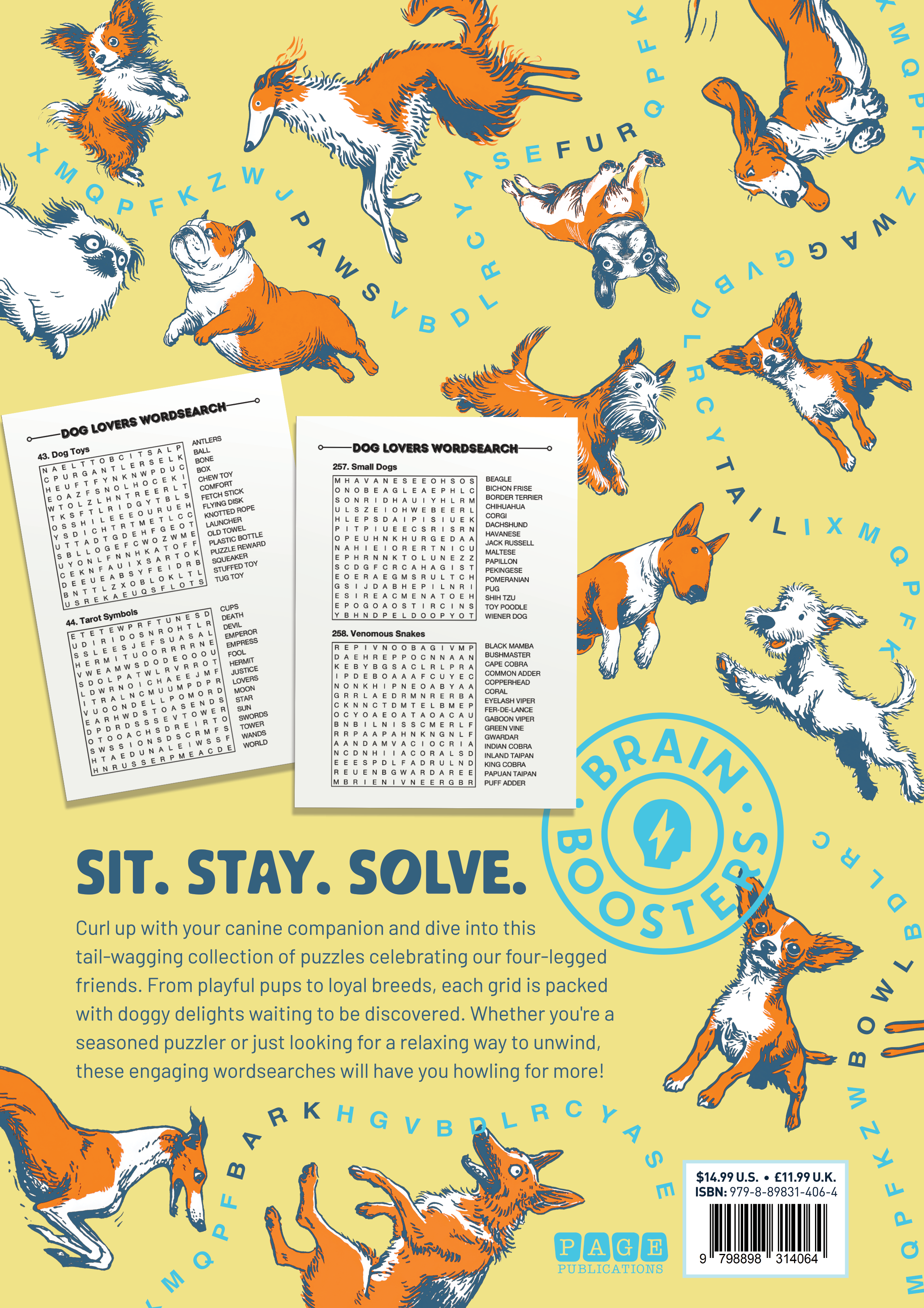 Dog Lovers Wordsearch: Fun Dog-Themed Word Search Puzzles