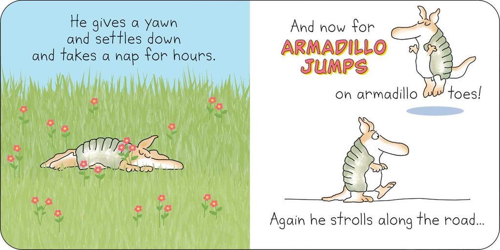 But Not the Armadillo by Sandra Boynton: Board Books; 16 pages / English